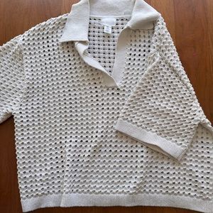 H&M crochet polo